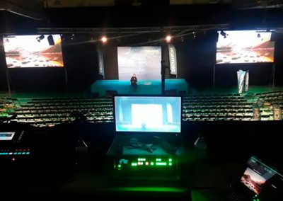 Audivisuales en evento de Decathlon