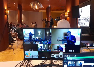 Retransmisión eventos institucionales