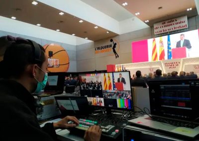 Retransmisión discurso del Rey Felipe IV